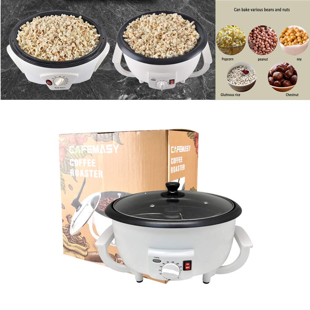 Electric Coffee Bean Roaster Machine for Home Use - 750g/1.65lbs Capacity - Roast Coffee Beans, Nuts, Peanuts & Grains - Perfect for Fresh Coffee Lovers & Small Batch Roasting (220V) - Ideal for Home Baristas & DIY Coffee Enthusiasts