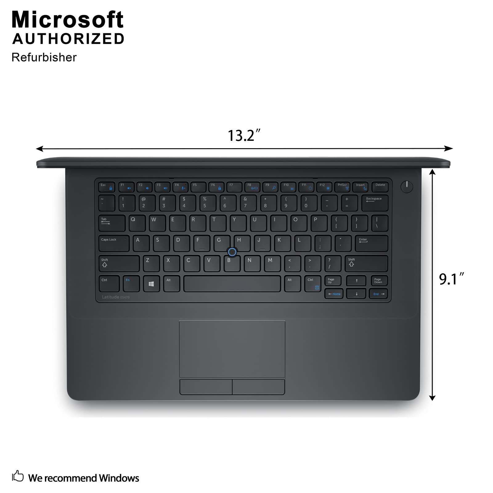 Refurbished Dell Latitude E5470 Business Laptop - Intel Core i5-6300U, 8GB RAM, 256GB SSD, HD Display, Windows 10 Pro | Ideal for Remote Work, Office Productivity & Business Travel