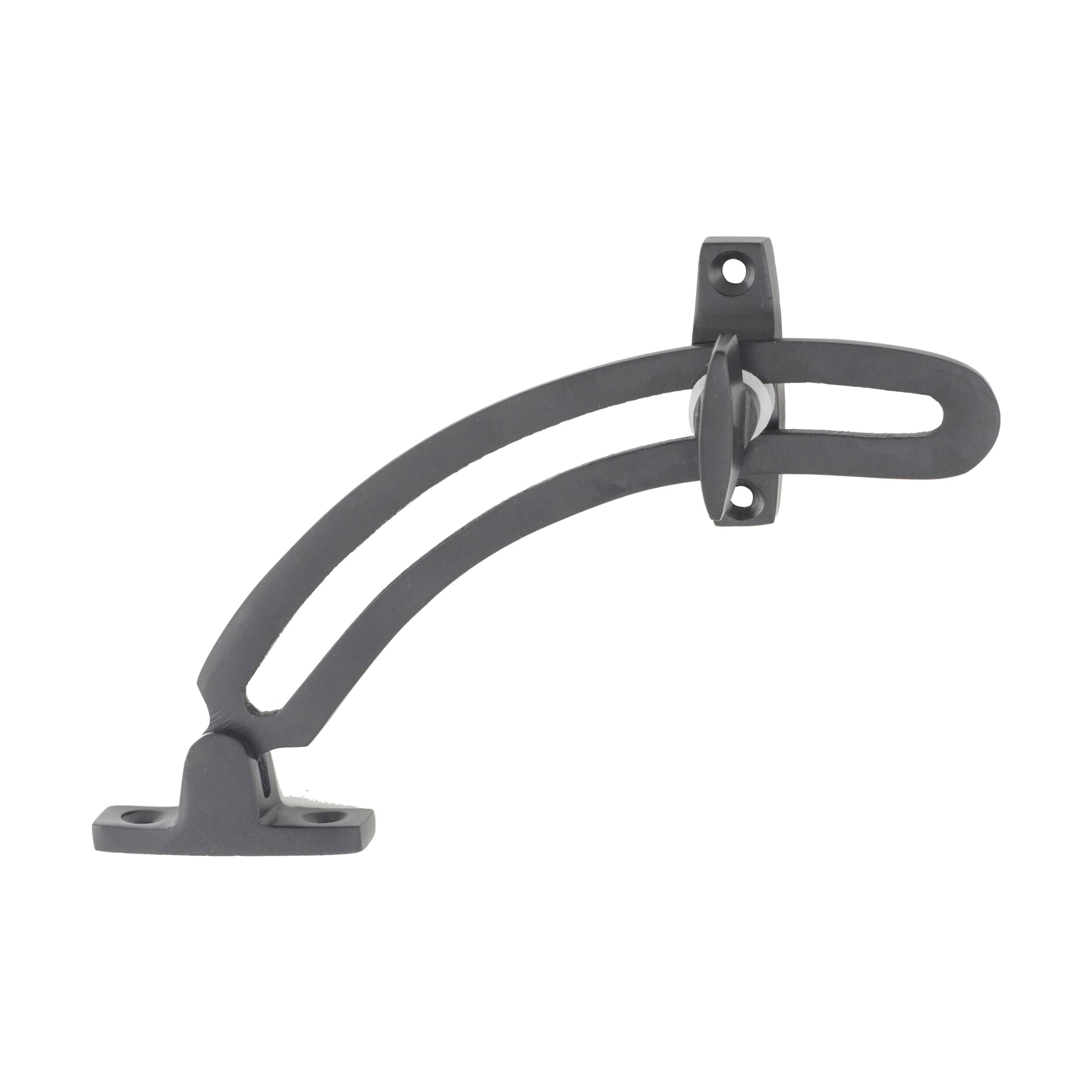 1915 Quadrant Stay Matte Black L150mm - Premium Metal Hinge for Cabinets, Doors, and Furniture - Perfect for Home, Office, and DIY Projects