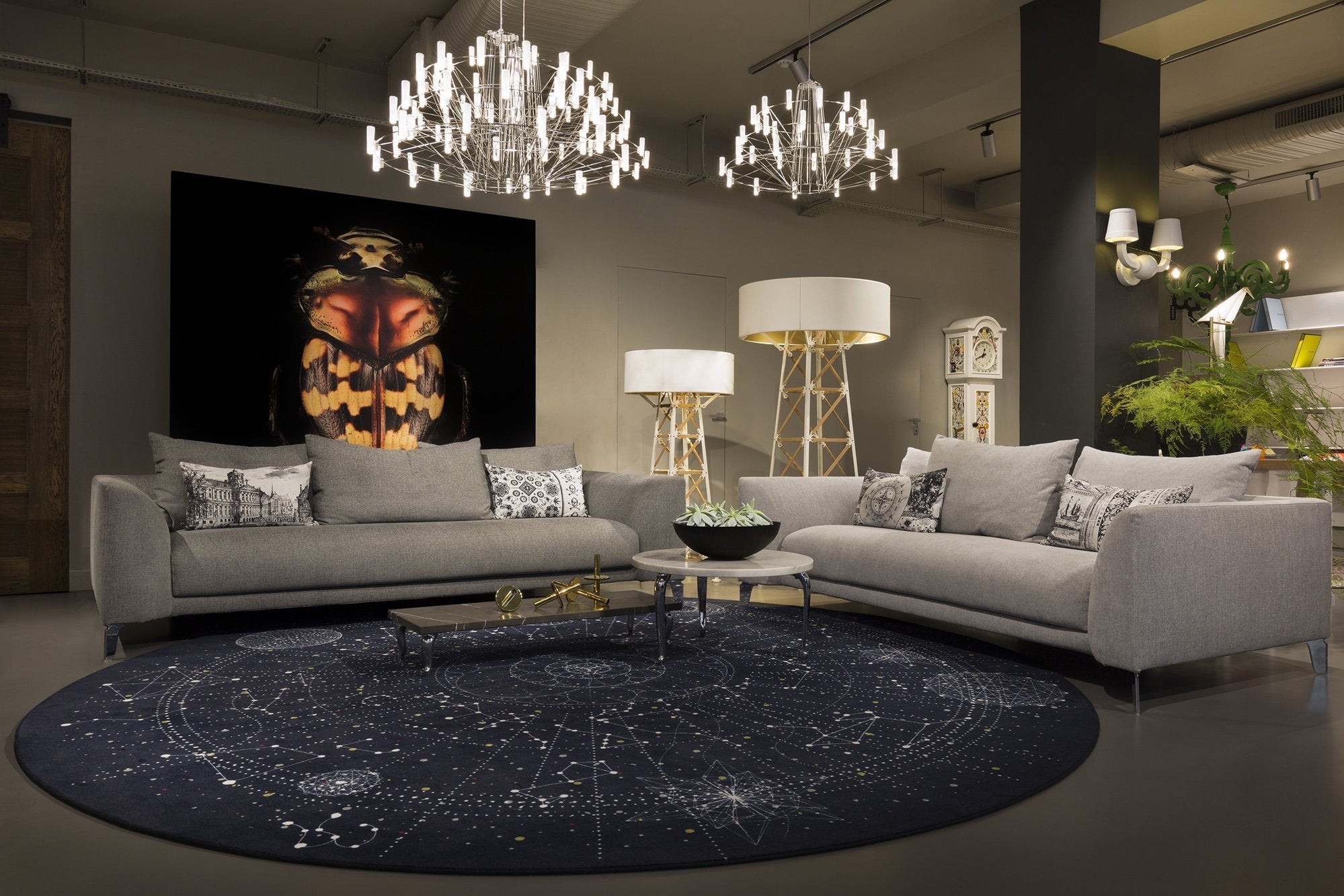Coppelia Suspended Lamp - Modern Hanging Light Fixture for Living Room, Bedroom & Dining Room | Elegant Ceiling Lighting for Home Decor
