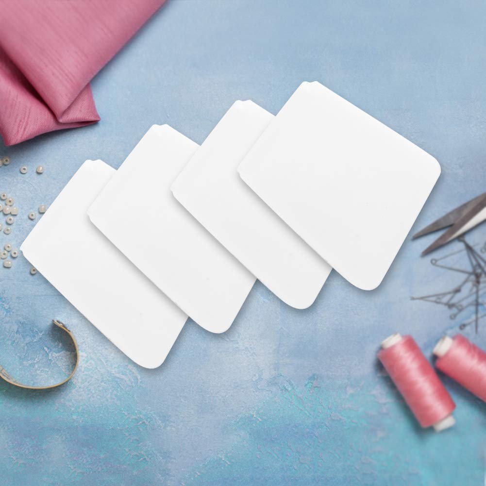 50Pcs White High-Density Non-Sticky Automatic Vanishing Fabric Chalk - Durable Tailor Chalk for Sewing, Marking & Stitching | Perfect for Professional Tailors, DIY Sewing Projects & Fabric Marking