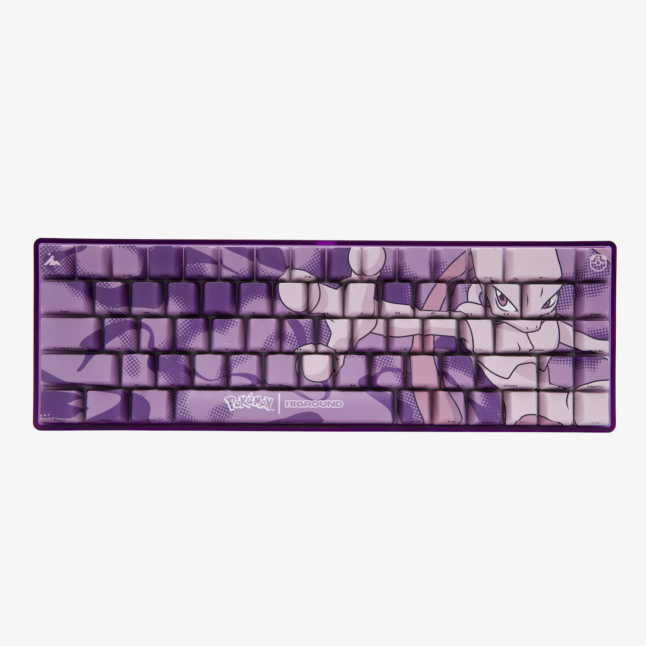 Pokémon + HG Basecamp 65 Mechanical Keyboard - Mewtwo Edition | Wireless Gaming Keyboard for PC/Mac | Perfect for Esports & Office Work