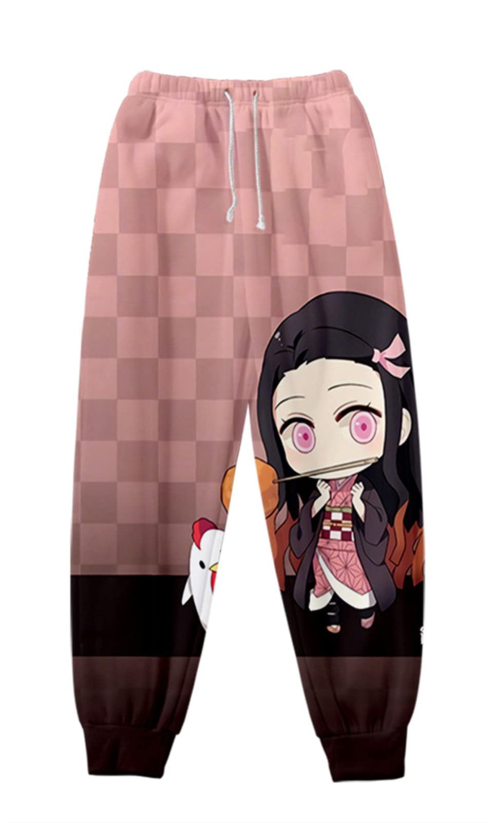 Pure Pang Unisex Streetwear Japanese Anime Cosplay Sweatpants - Casual Jogger Pants for Men & Women - Perfect for Cosplay, Anime Conventions, and Everyday Street Fashion