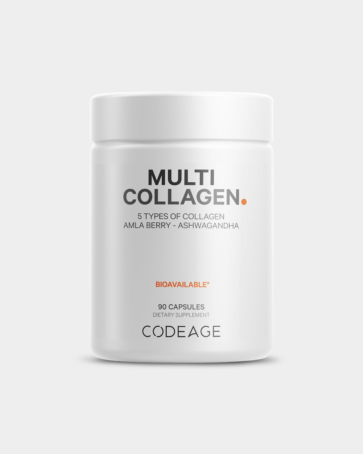 Codeage Hydrolyzed Multi Collagen Peptides Powder - Grass-Fed Collagen Protein Supplement for Skin, Hair & Joint Support - Ideal for Smoothies, Coffee & Baking (Unflavored)