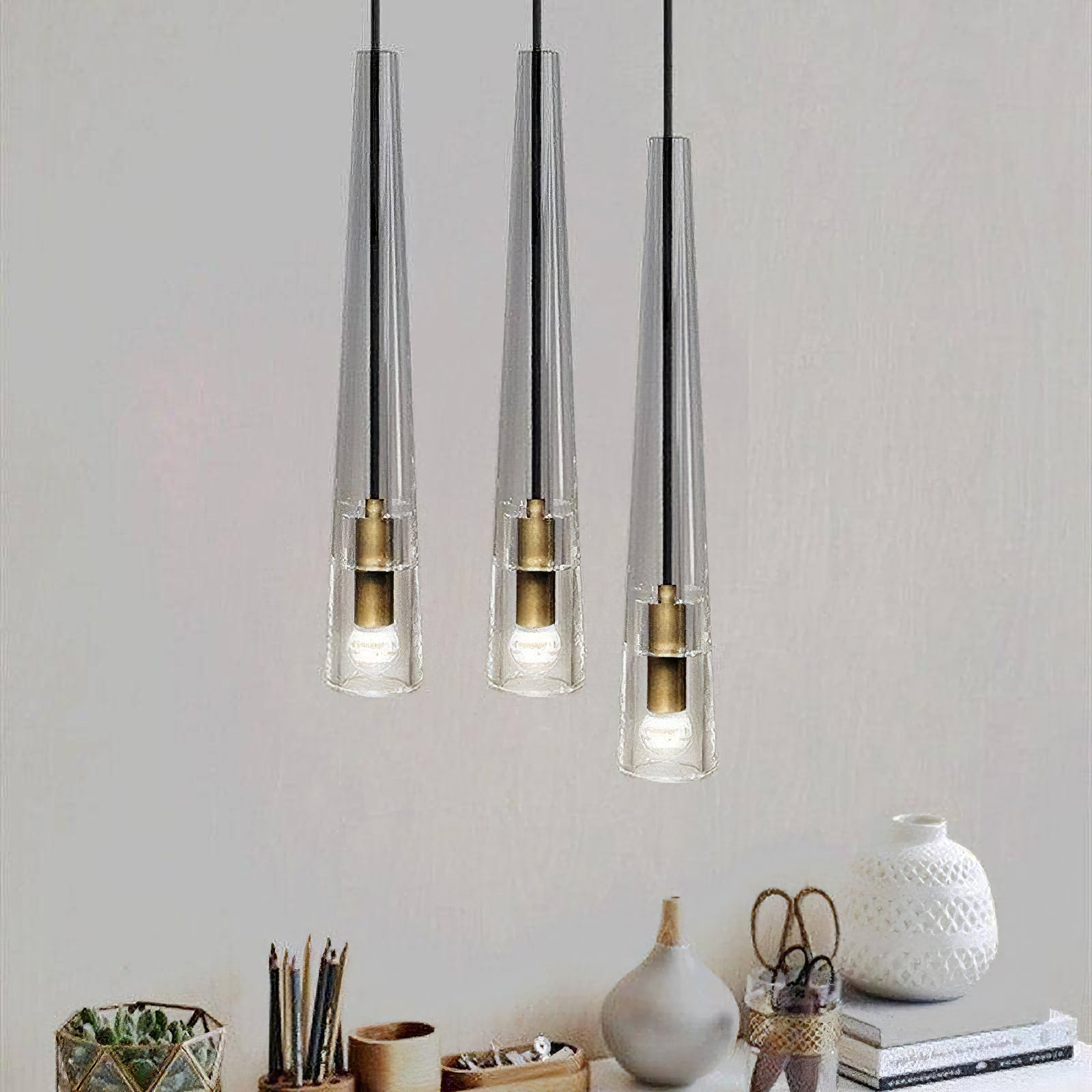 Apollinaire Modern Pendant Light - Elegant Hanging Ceiling Fixture for Dining Room, Kitchen Island & Bedroom Lighting