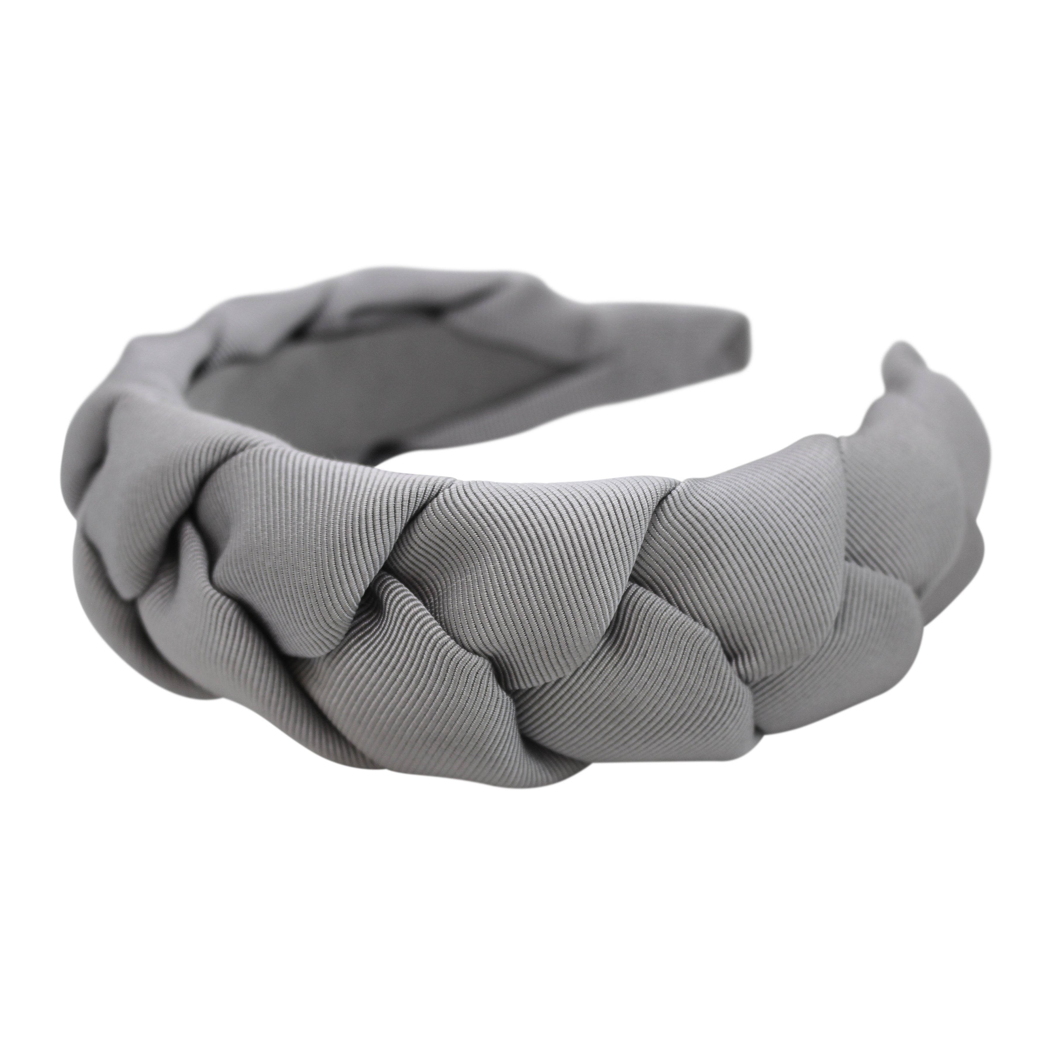 Anna Fashion Braid Grosgrain Headband 1.5 Inch Wide - Elegant Hair Accessory for Women, Girls - Perfect for Weddings, Parties & Everyday Wear
