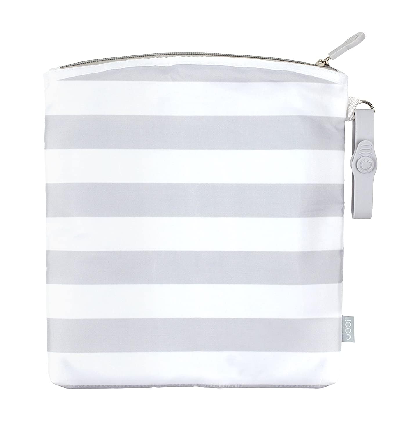 Ubbi On The Go Diaper Changing Mat and Bag - Portable Baby Changing Station for Travel, Gray | Perfect for Diaper Bags, Strollers, and On-the-Go Parents