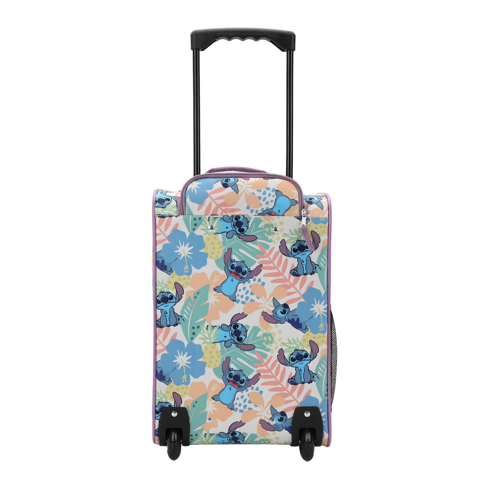 Lilo & Stitch Tropical Fruit & Flowers 18-Inch Youth Pilot Case Carry-On Luggage Suitcase - Perfect for Kids Travel, School Trips & Airplane Adventures