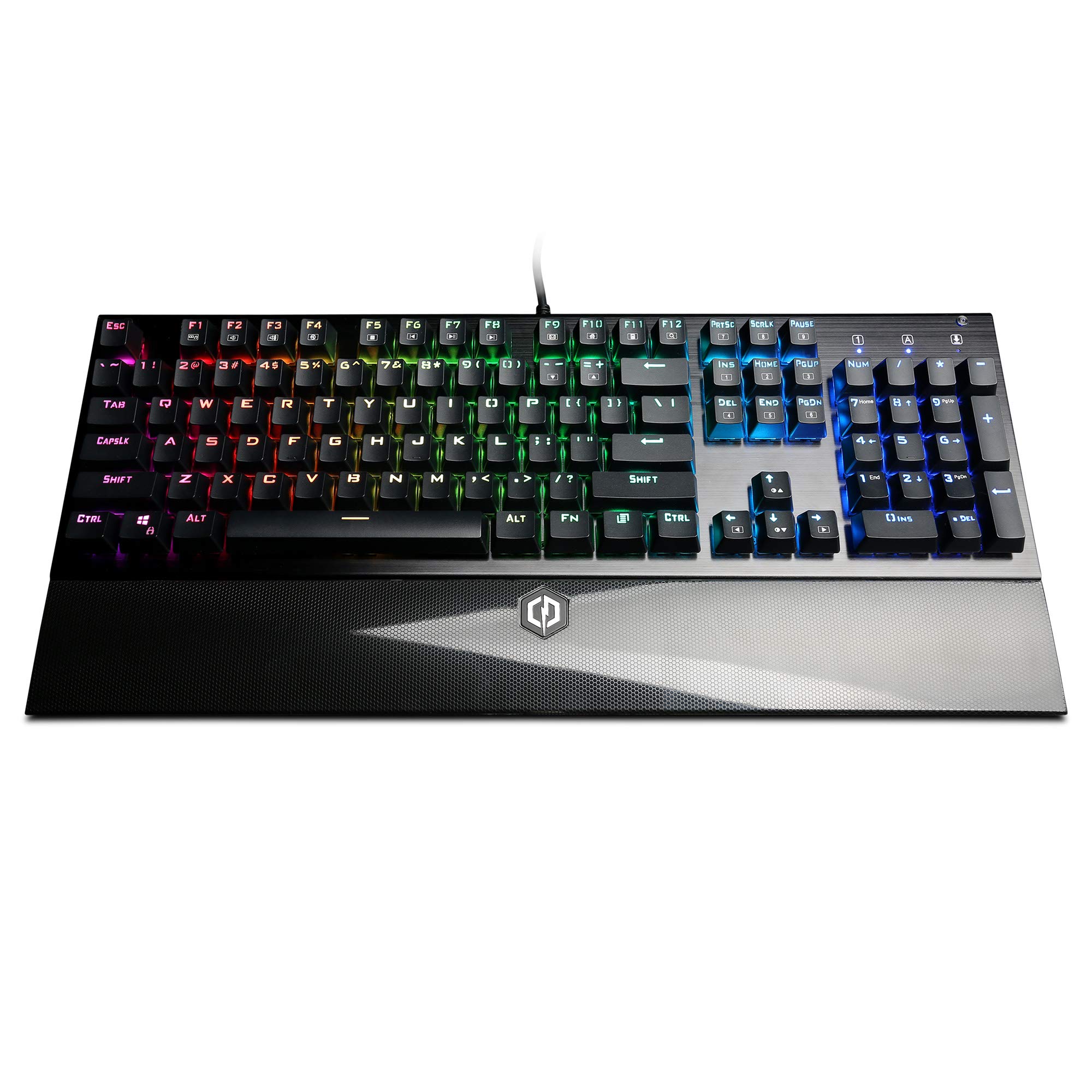 CyberPowerPC Skorpion K2 CPSK304 RGB Mechanical Gaming Keyboard with Kontact™ Black Linear Switches - Perfect for PC Gaming, Esports & Office Work