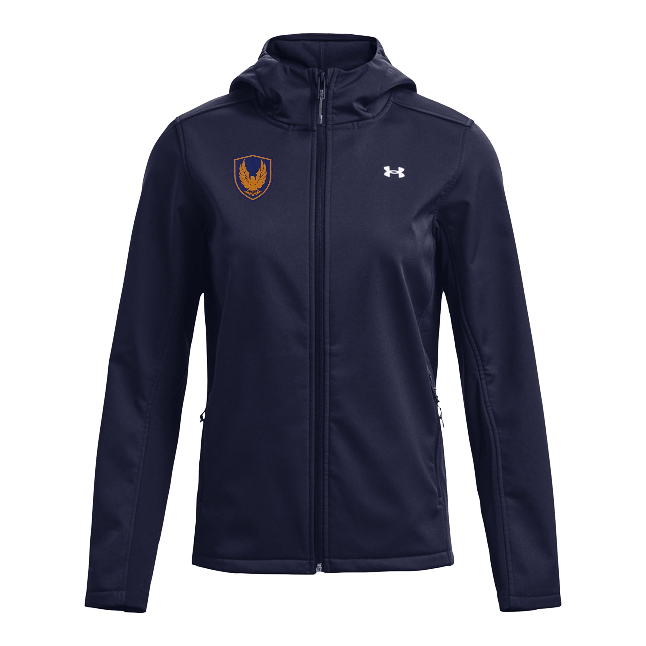 GHFH Rugby UA Women's CGI Hooded Jacket - Waterproof Windbreaker for Outdoor Sports & Casual Wear | Perfect for Rugby, Hiking, and Everyday Fashion