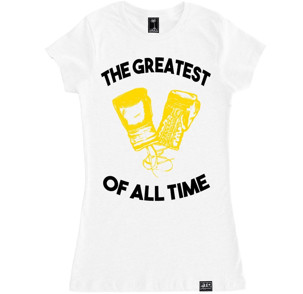 FTD Apparel Women's The Greatest of All Time T-Shirt - Soft Cotton Casual Tee for Everyday Wear, Gym & Outfits