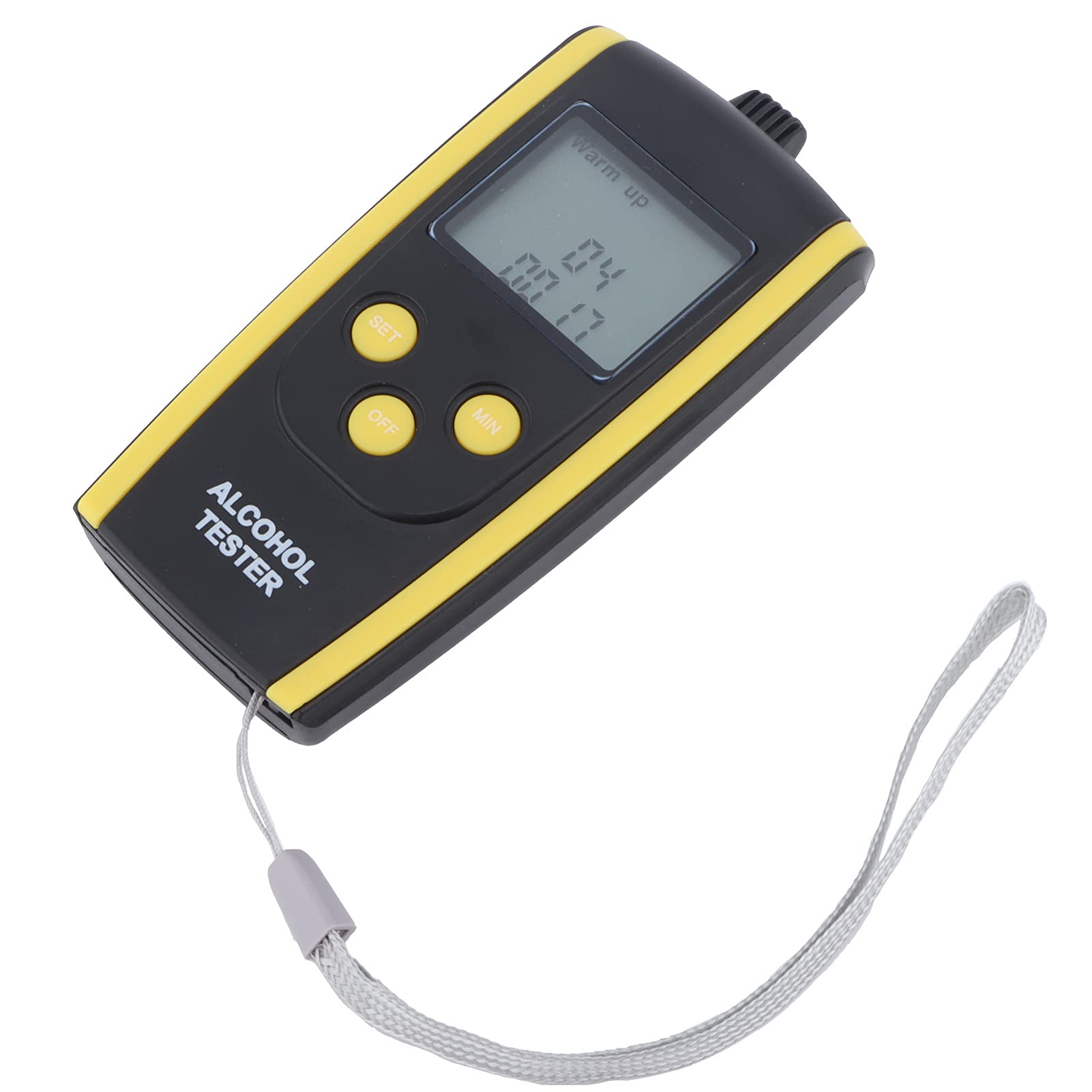 High Accuracy Rechargeable Portable Breathalyzer - Digital Alcohol Tester for Safe Driving | Personal & Professional Use for Road Safety