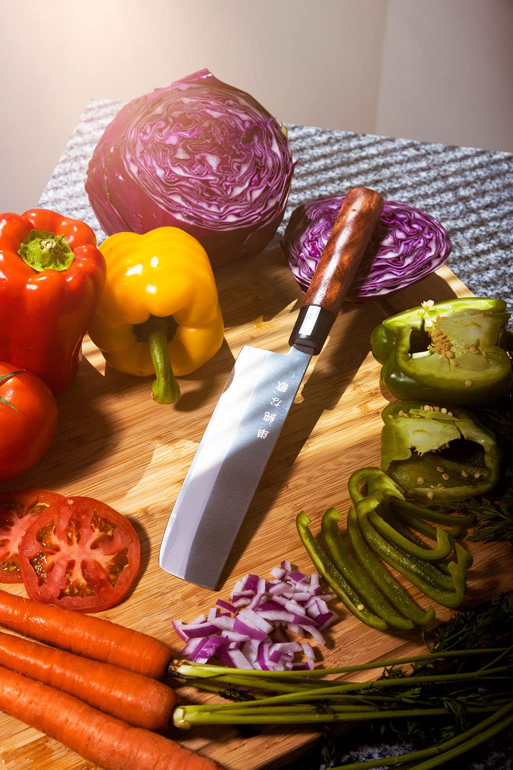 Premium Japanese Chef Knife Set - Gyuto, Santoku, Nakiri & Petty Knives with Full Tang & High Corrosion Resistance - Perfect for Sushi, Meat Cutting & Vegetable Prep in Professional & Home Kitchens