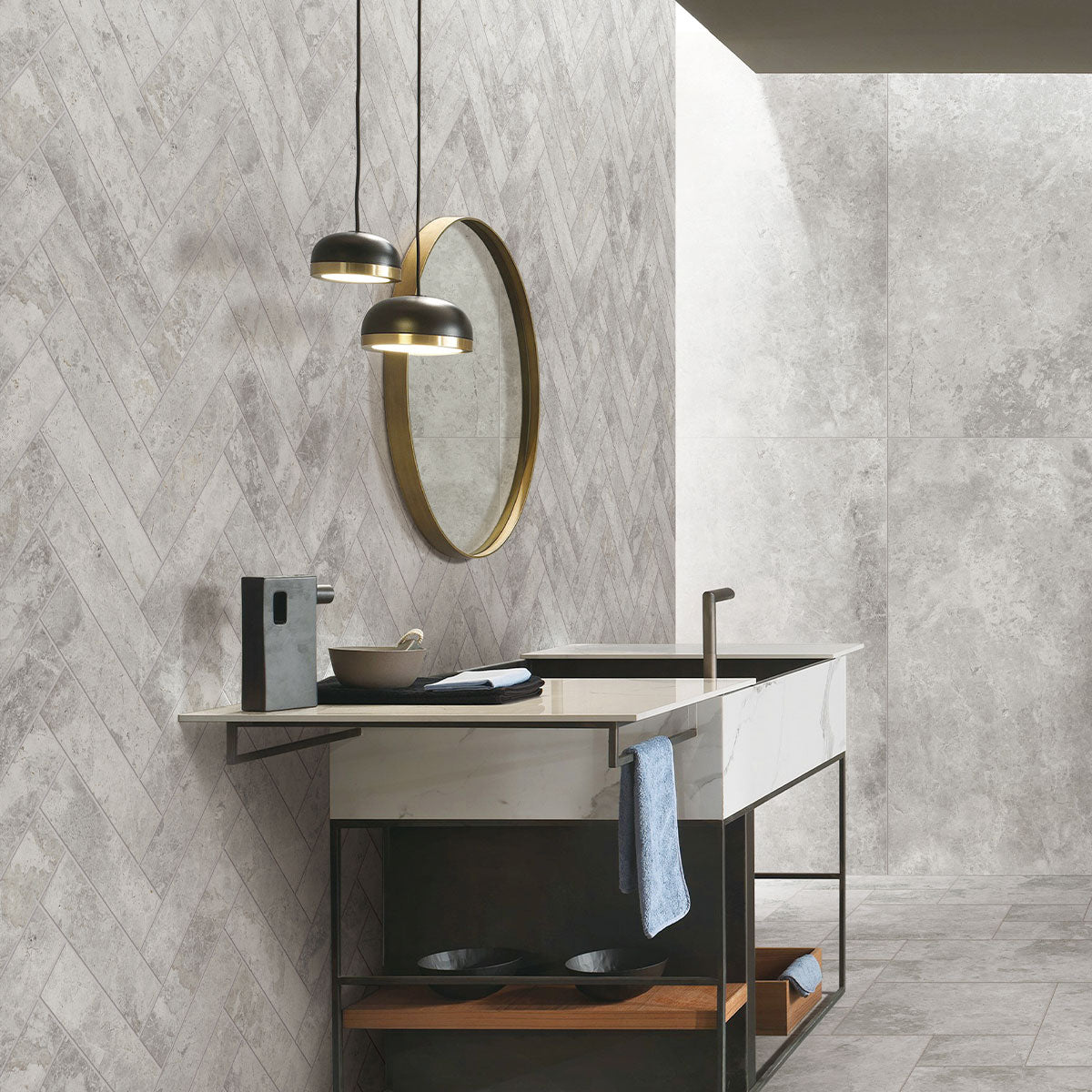 Turin Grey 75x300mm Matte Subway Porcelain Tile - Premium Kitchen Backsplash & Bathroom Wall Tile for Modern Home Decor