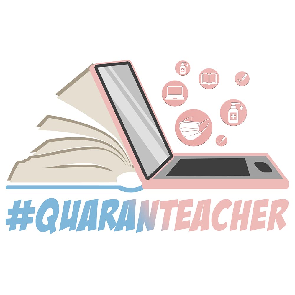 Funny Quaranteacher Back to School Coffee Mug - Perfect First Day Gift for Teachers, Students & Homeschool Moms - Great for Classroom, Home Office & Virtual Learning