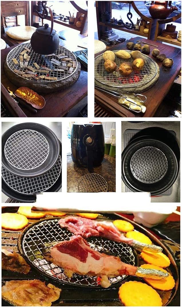 304 Stainless Steel Cooling Rack for Baking - 7 Inch Round, Heat Resistant & Rust Proof - Perfect for Cookies, Cakes, Bread Cooling & Roasting Racks
