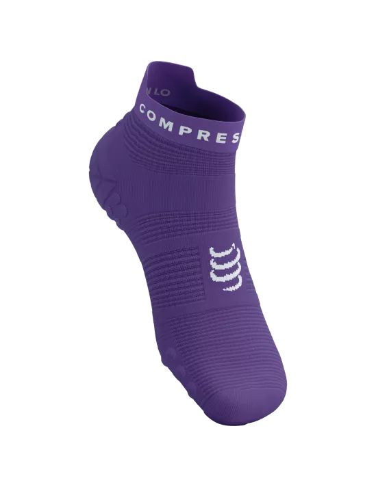 Compressport Unisex Pro Racing Socks v4.0 - Running Socks for Men & Women - Breathable Performance Socks for Marathon, Triathlon & Training - Royal Lilac/White