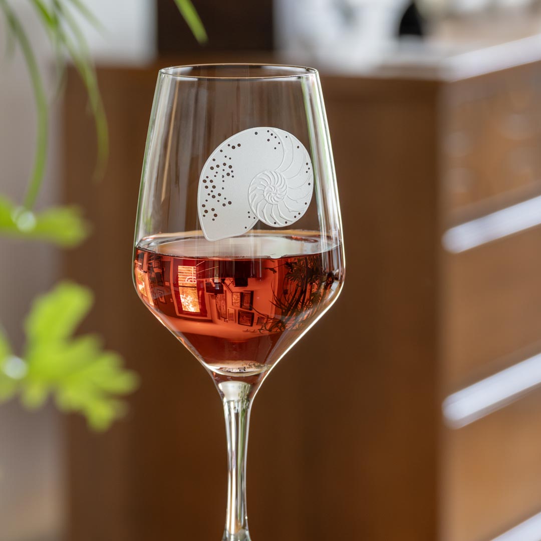 Premium Nautilus 19.75oz All-Purpose Wine Glasses Set of 2 - Perfect for Red Wine, White Wine, Cocktails & Water - Elegant Stemware for Dinner Parties, Weddings & Home Entertaining