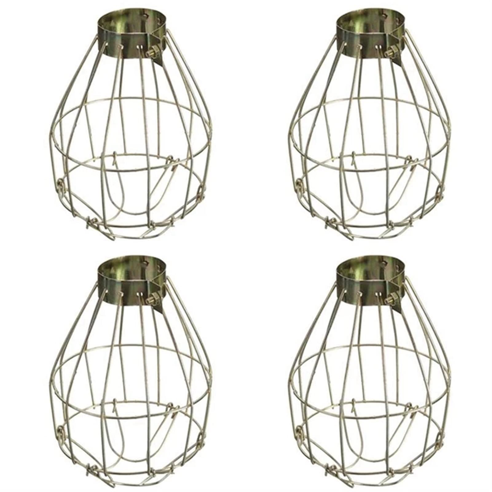 Vintage Metal Lamp Bulb Guard Clamp - Industrial Hanging Light Cage Cover for Home, Bar & Restaurant Decor | Perfect for Edison Bulbs, Pendant Lighting & Loft Style Interiors