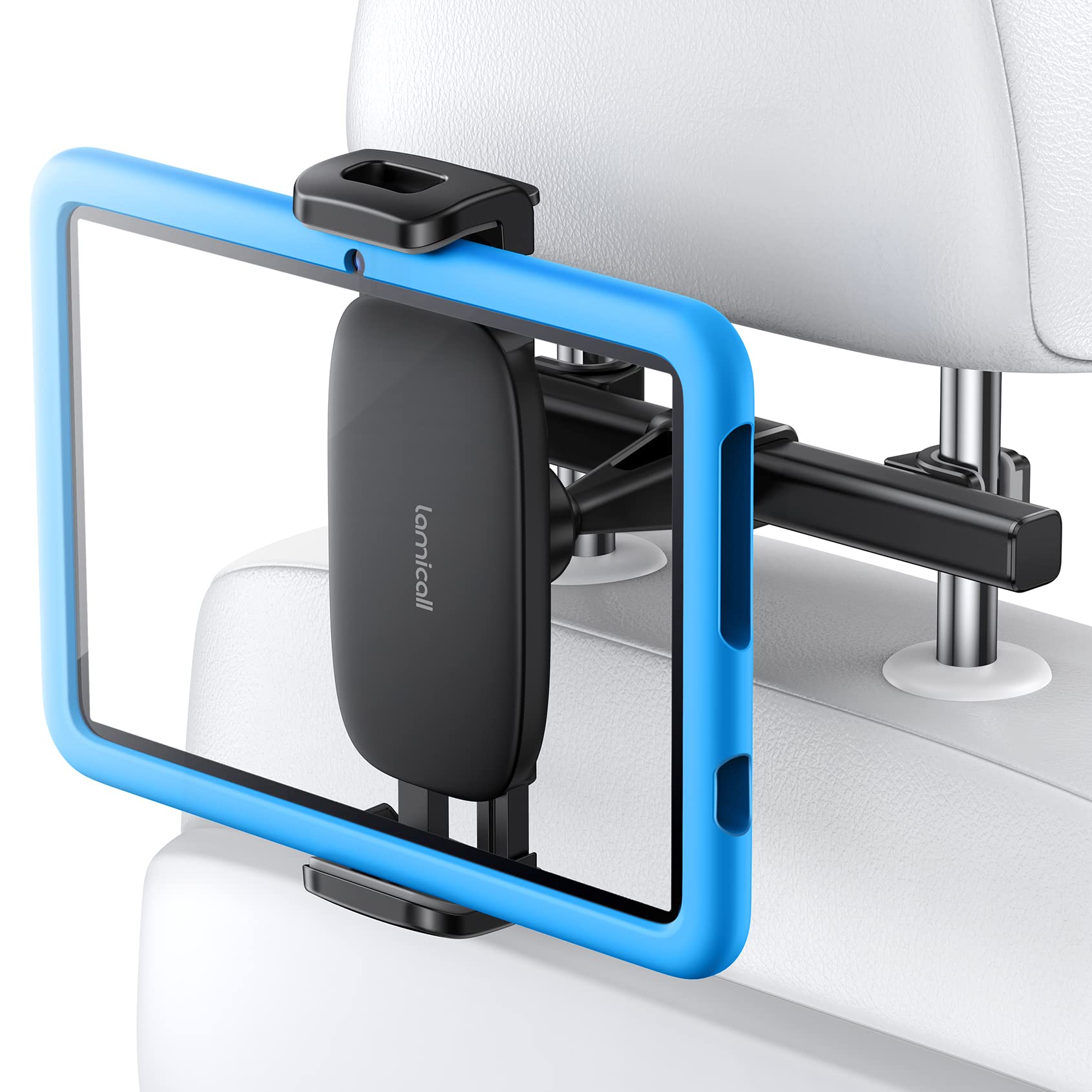 Lamicall Universal Car Tablet Mount - Adjustable Headrest Tablet Holder for iPad Pro/Air/Mini, Galaxy Tab, Fire HD, 4.7-13