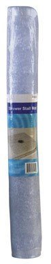 Living Accents 20x20 Inch Clear Non-Slip Rubber Shower Mat - Anti-Slip Bathroom Floor Mat for Shower Stall, Bathtub & Wet Areas
