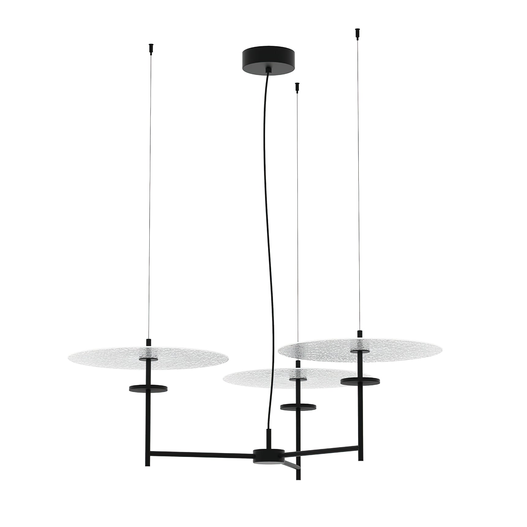 Trezzero Chandelier - Elegant Crystal Ceiling Light Fixture for Dining Room, Living Room & Bedroom | Modern Home Decor Lighting