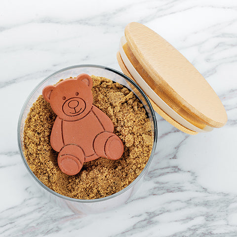 Fox Run Brown Sugar Bear - Natural Brown Sugar Keeper for Freshness | Perfect for Baking, Coffee, and Tea Storage