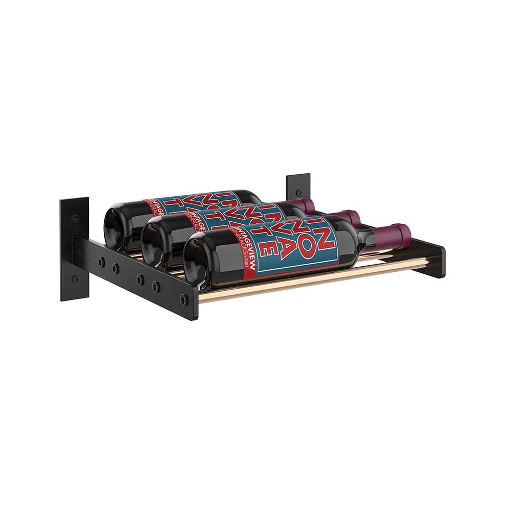 Evolution 5 Inch Tall Single Column Wine Wall Rack - Perfect for Kitchen, Dining Room & Home Bar Organization