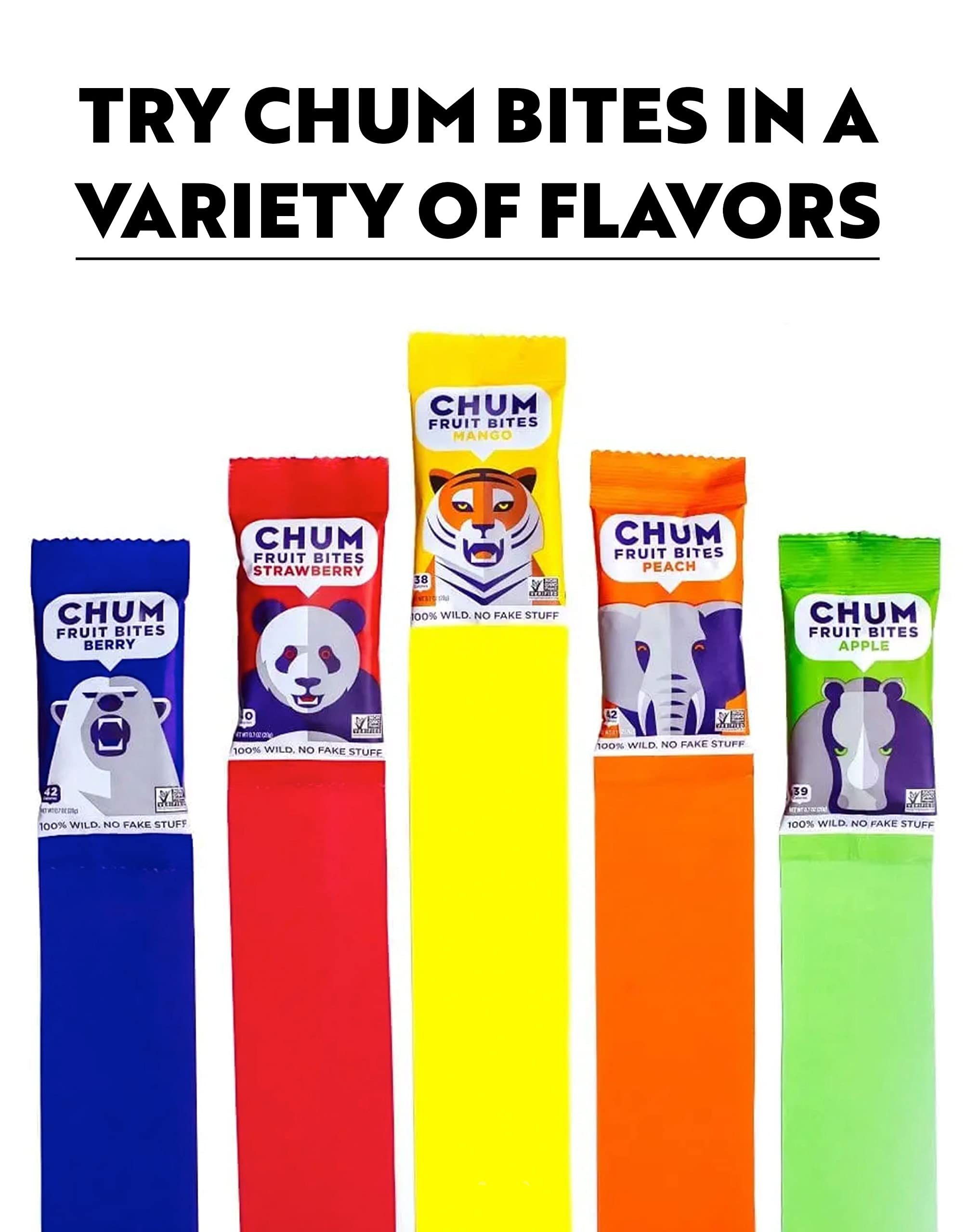 Chum Fruit Snacks 100% Real Fruit Snacks for Kids & Adults - Peach Flavor (48 Pack) | No Added Sugar, All-Natural Healthy Snack | Nut Free, Gluten Free, Vegan, Kosher, Paleo, Non-GMO Certified | Perfect for School Lunches, Office Snacks & On-the-Go Energy Boost