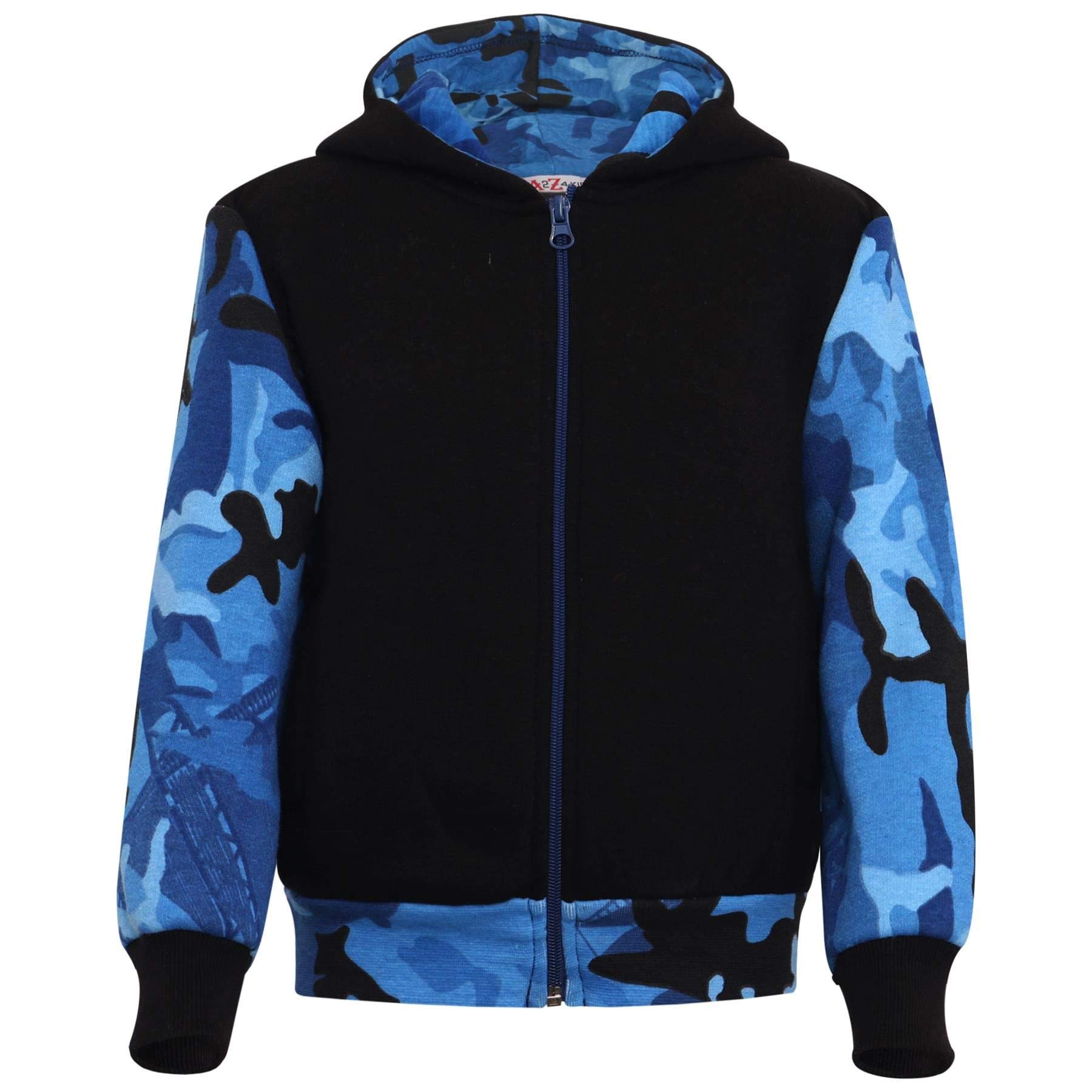 A2Z Kids Boys Girls Camo Fleece Tracksuit Set - Hooded Top & Jogger Pants for Activewear, Jogging, and Outdoor Play | Comfortable Athletic Outfit for School, Sports, and Casual Wear