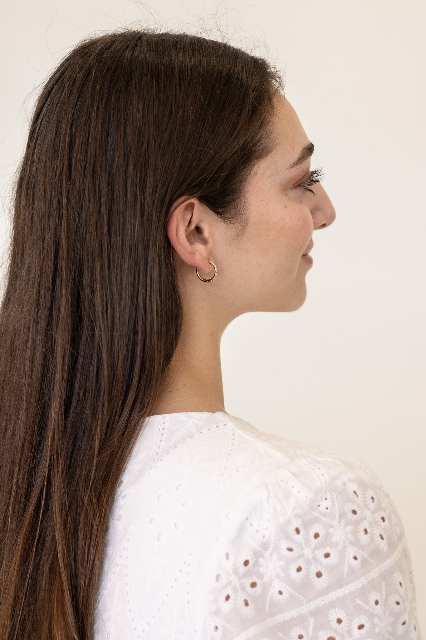 Mini Crystal Hoop Earrings - Sparkling Dainty Stud Earrings for Women | Perfect for Parties, Weddings & Everyday Wear