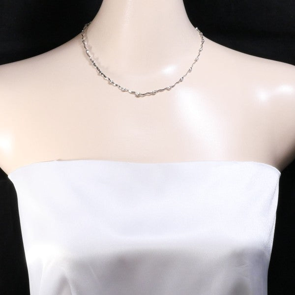 18K White Gold Diamond Necklace for Women - Elegant Dainty Pendant Jewelry Gift for Anniversary, Birthday & Valentine's Day | Perfect for Weddings, Parties & Special Occasions