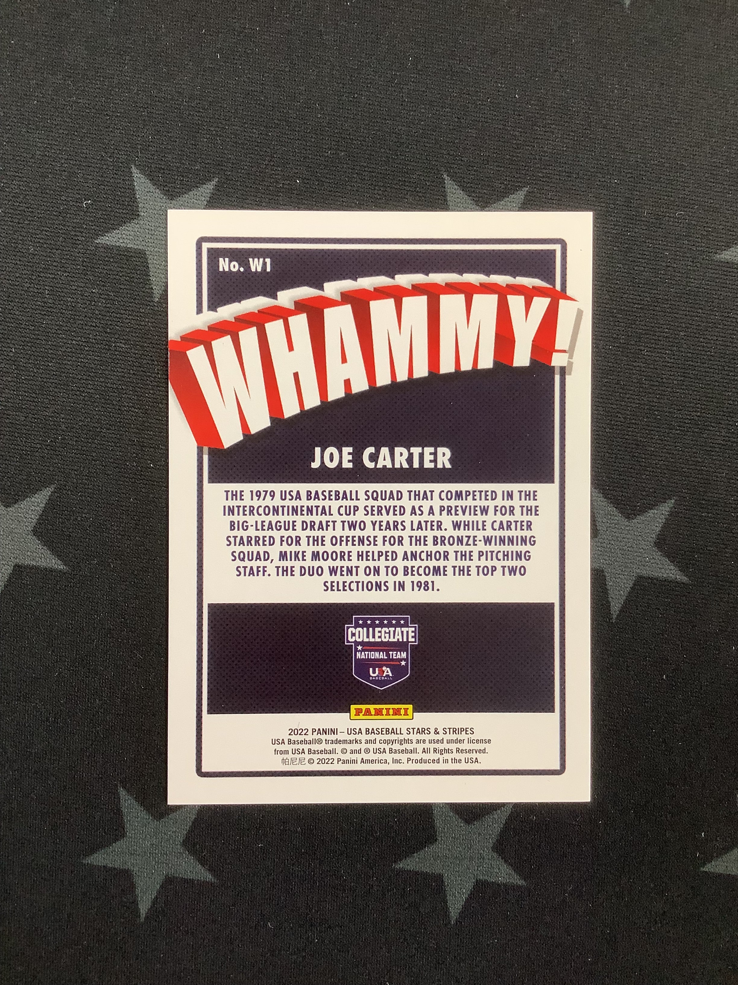 2022 Panini USA Baseball Stars and Stripes Whammy! Jo Carter Refractor Baseball Card - Collectible Trading Card for Sports Fans and Memorabilia Enthusiasts