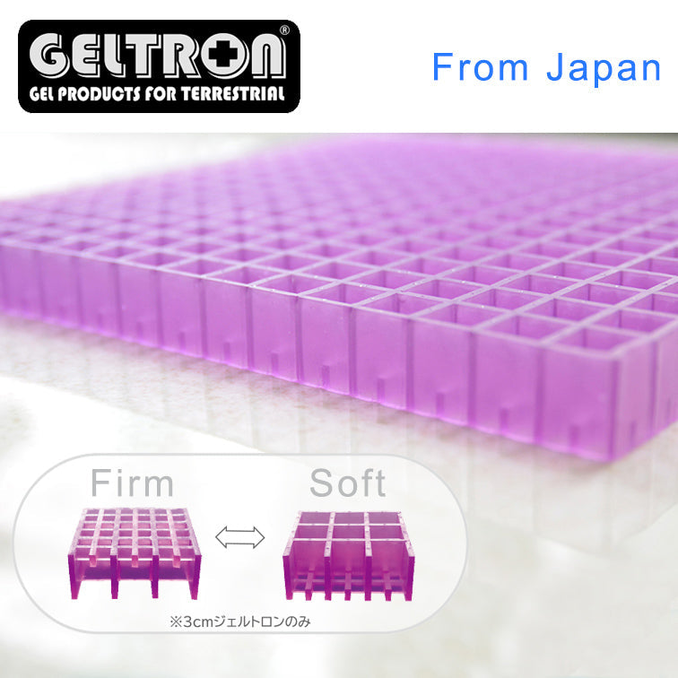 Geltron Comfort Foam Cushion - Orthopedic Seat Cushion for Office Chair, Car, Wheelchair - Pressure Relief & Back Support for Home & Travel Use