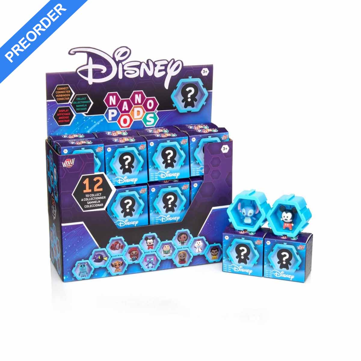 Disney Nano Wow! Pods - Mini Collectible Figures for Kids, Perfect for Disney Fans, Playtime & Display Scenes