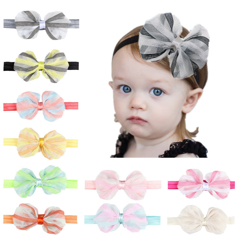 Baby Headbands for Newborn Girls - Soft Bow Head Wraps & Knot Turbans for Toddlers | Perfect for Photos, Parties & Everyday Outfits