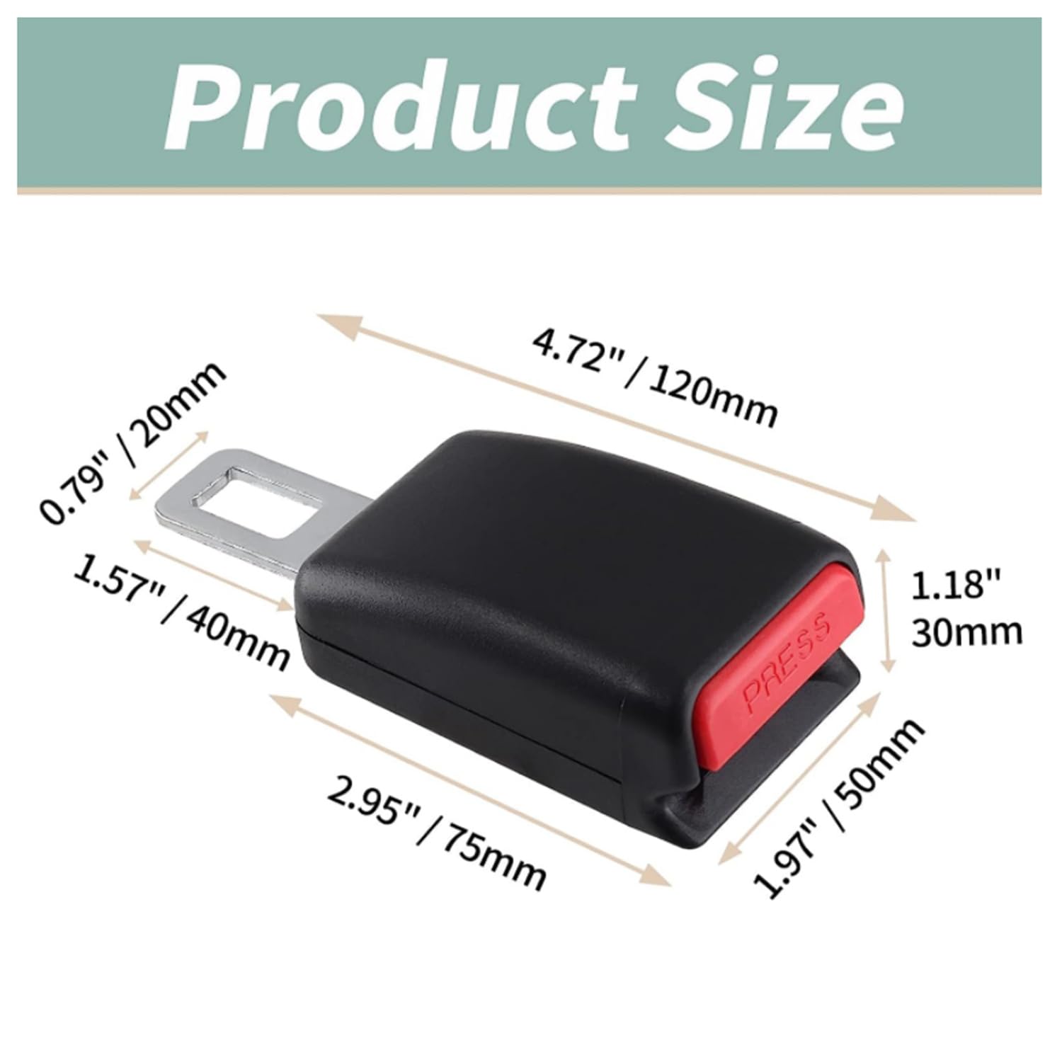 Adjustable Car Cup Holder Insert - Universal Drink Holder for Vehicles - Red & Chrome (Ⅱ) - Perfect for Road Trips, Commuting & Travel Accessories