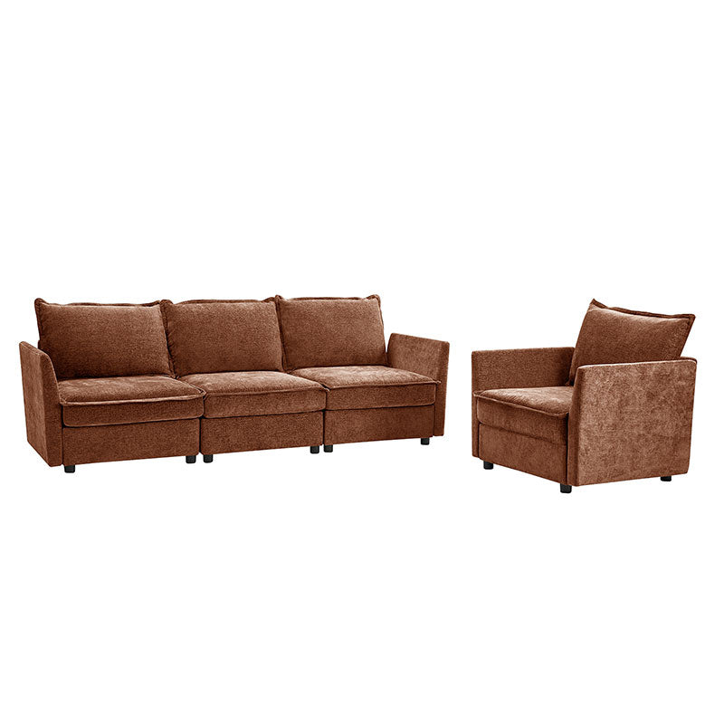 Harmetrix Oversized Soft Sectional Couch with Storage | Modern L-Shaped Sofa Bed with Hidden Compartment | Perfect for Living Room, Family Room & Small Spaces