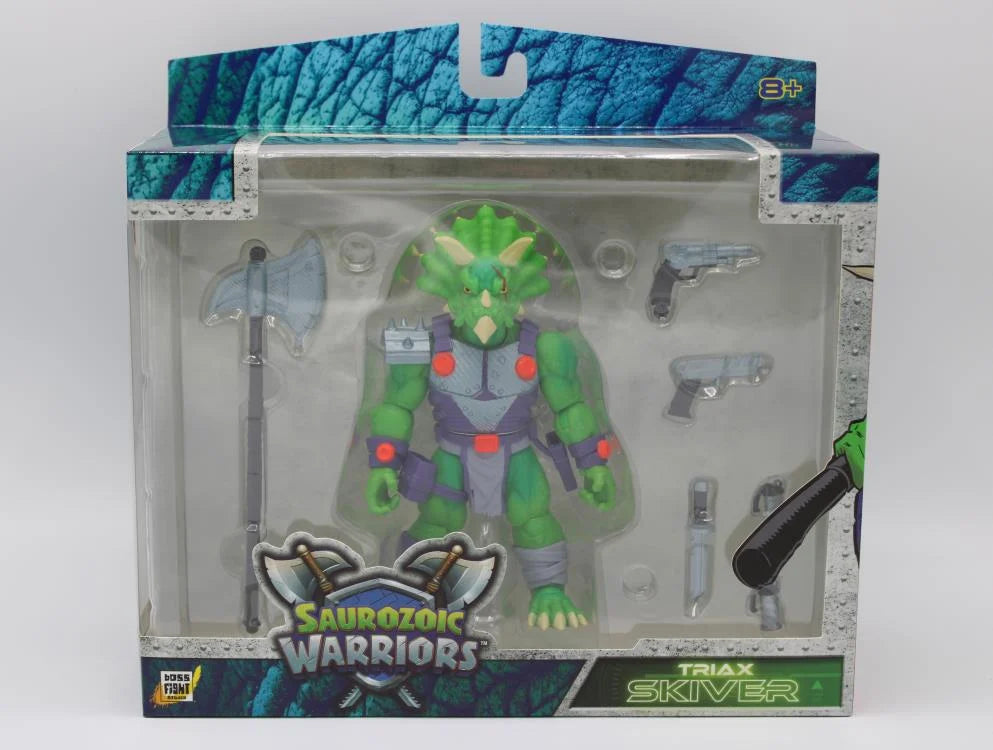 Saurozoic Warriors Triax Skiver 1/12 Scale Action Figure - Highly Detailed Collectible for Display & Battle Scenes | Perfect for Collectors & Diorama Enthusiasts