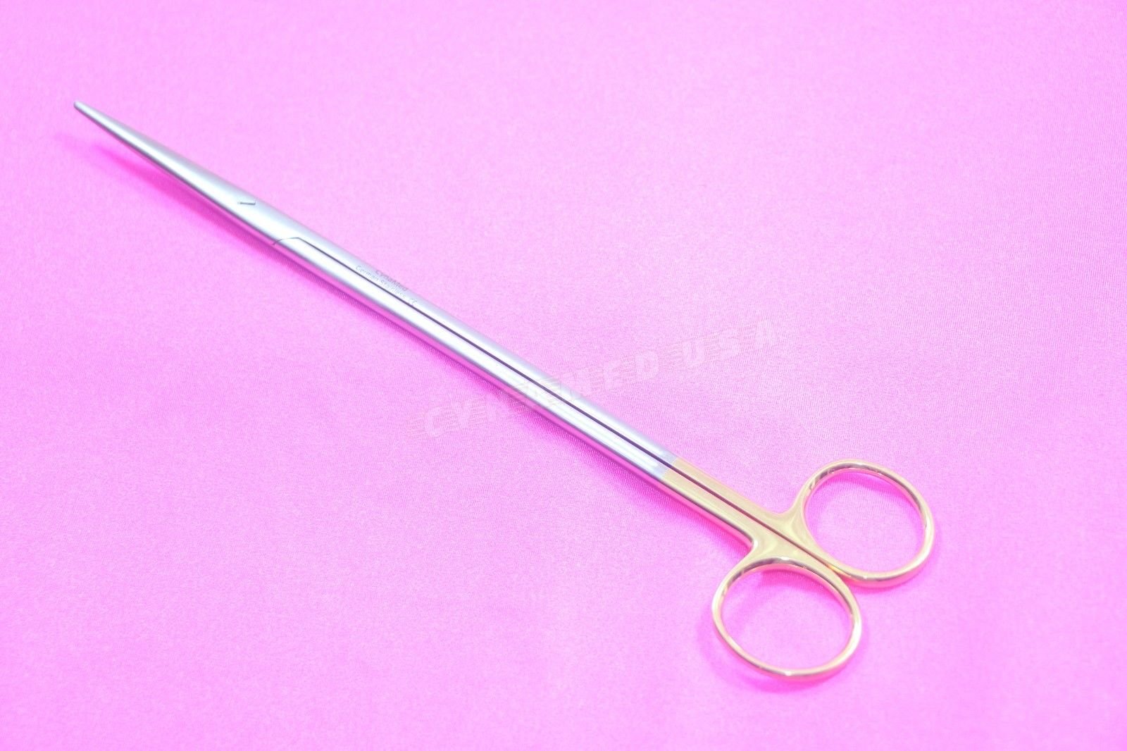 Premium German 2 TC Metzenbaum Dissecting Scissors - 9 Inches STR Plus CVD with Tungsten Carbide - High Precision Surgical Scissors for Medical Professionals & Veterinary Use