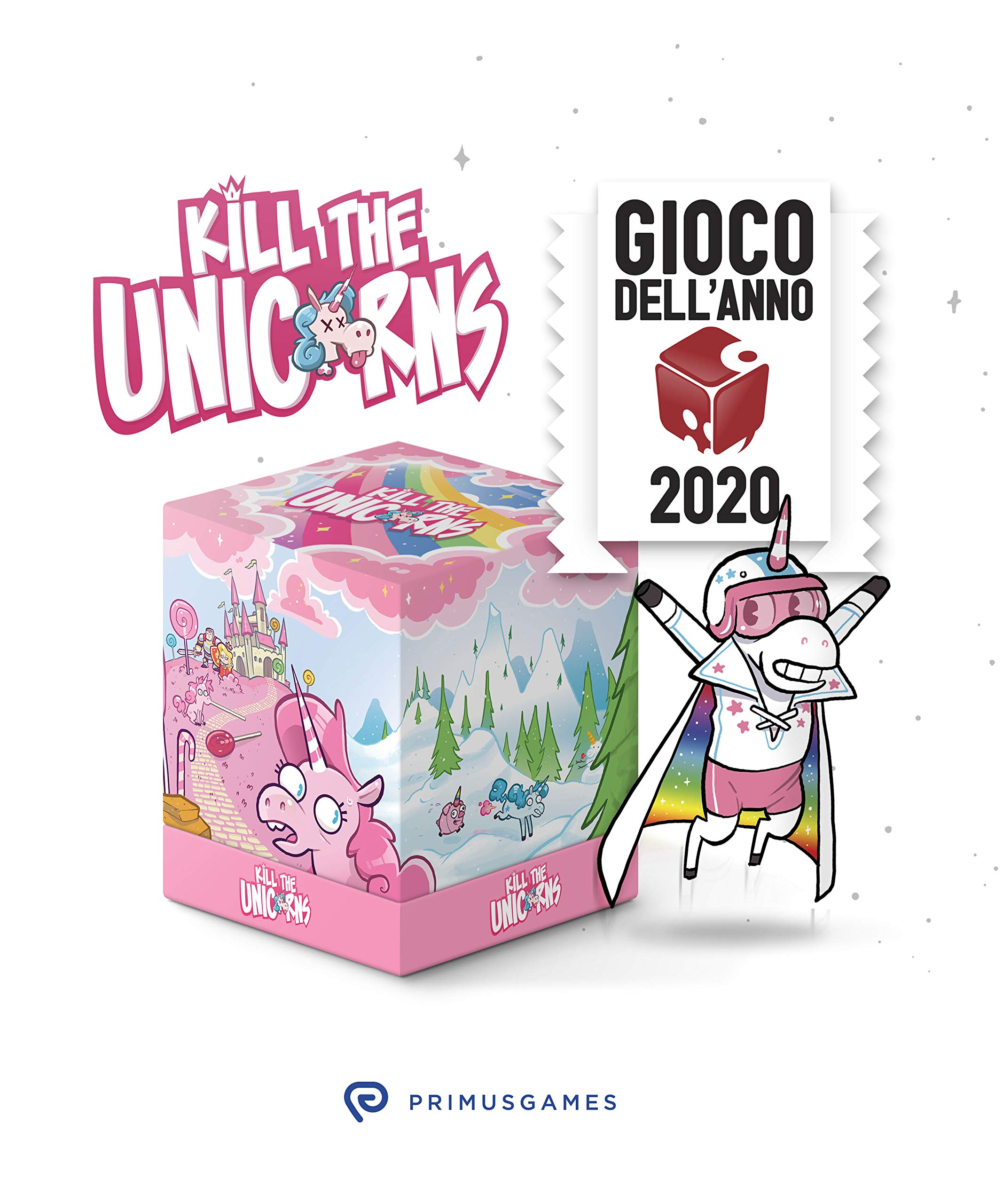 Kill The Unicorns Card Game - Italian Version for Family Game Night