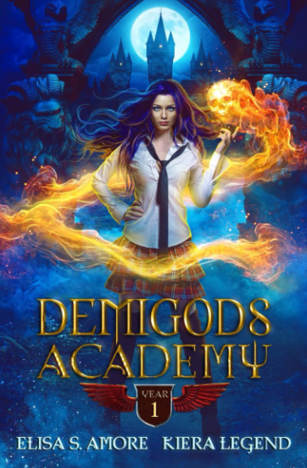 Demigods Academy - Year One: Young Adult Supernatural Urban Fantasy Novel | Book 1 in Demigods Academy Series | Perfect for Teens Who Love Magic School Adventures & Mythological Fiction