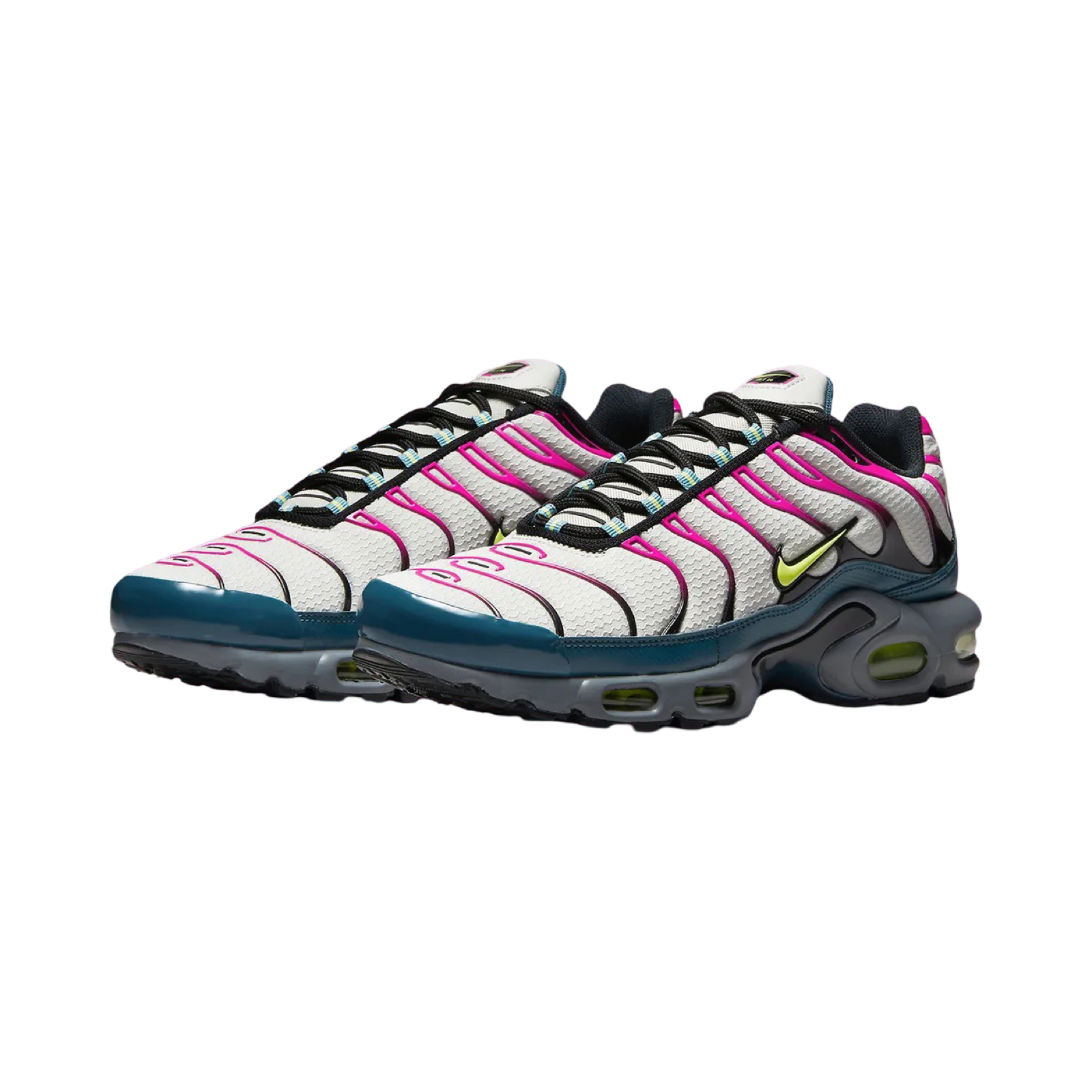 Nike Air Max Plus Lava Light Bone Ash Green Pink Prime Running Shoes for Men - Comfortable Athletic Sneakers for Jogging, Gym Workouts & Casual Wear