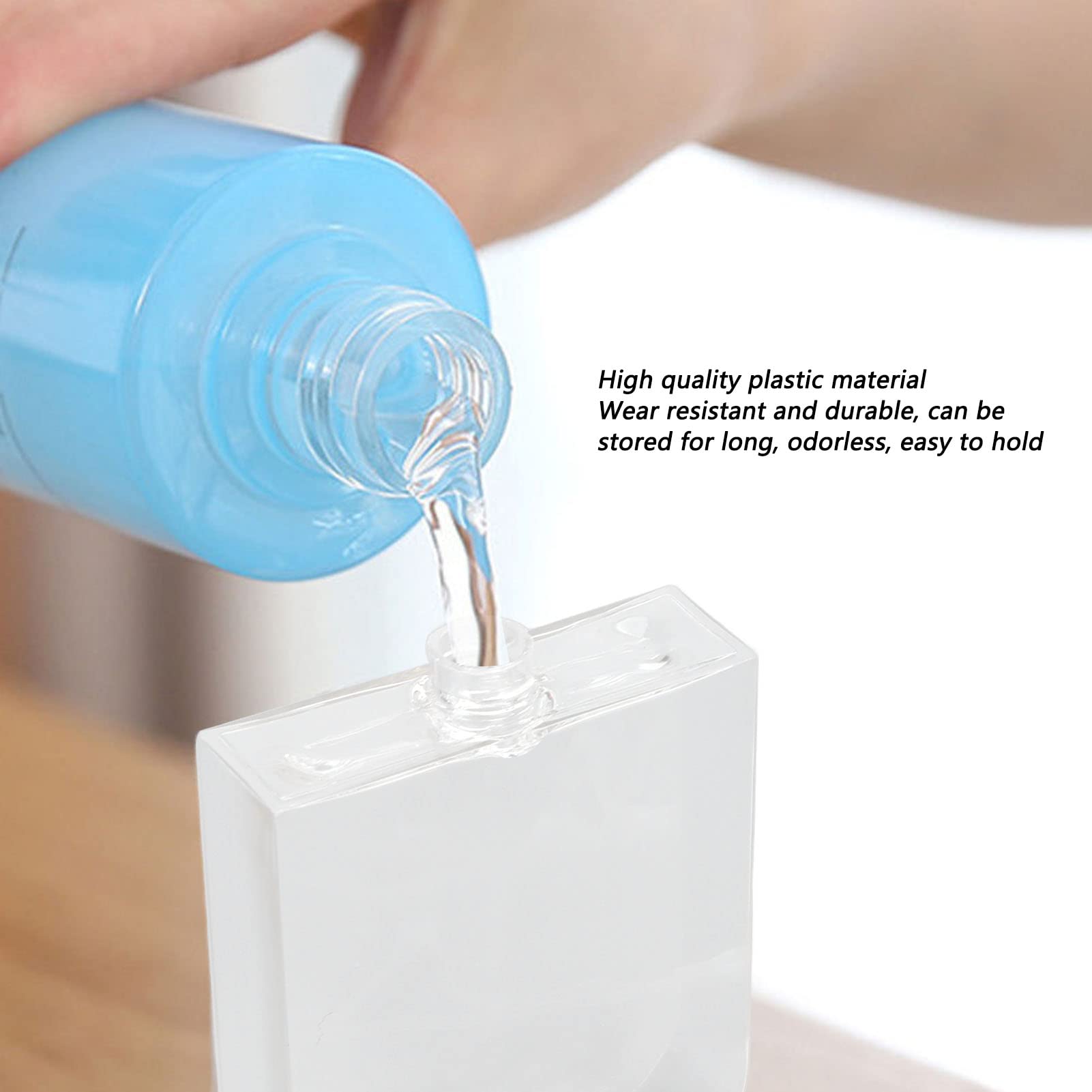 5pcs 1.7oz/50ml Clear Refillable Travel Bottles - Portable Nail Polish Remover & Makeup Holder Containers for Salon, Home & On-the-Go Use
