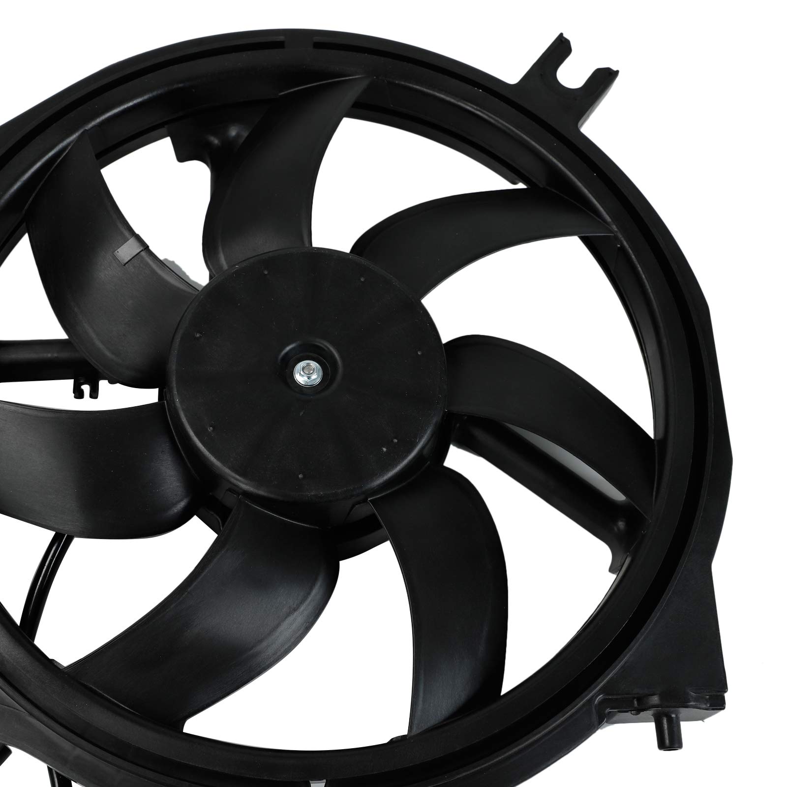 Dual Radiator and Condenser Fan Assembly - Compatible with 2013-2019 Nissan Pathfinder, 2014-2019 Infiniti QX60, 2013 Infiniti JX35 3.5L (Replaces OEM Part NI3115149) | Direct Cooling Replacement | Perfect for Engine Overheating Prevention & AC System Maintenance
