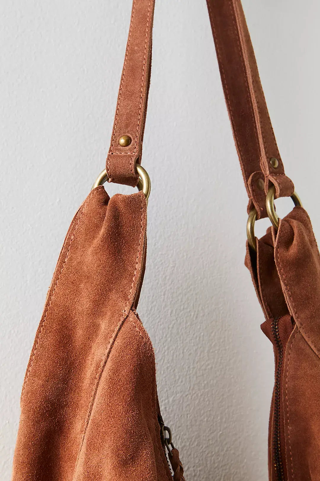 Free People Roma Suede Tote Bag - Stylish & Spacious Leather Handbag for Women | Perfect for Work, Travel & Everyday Use