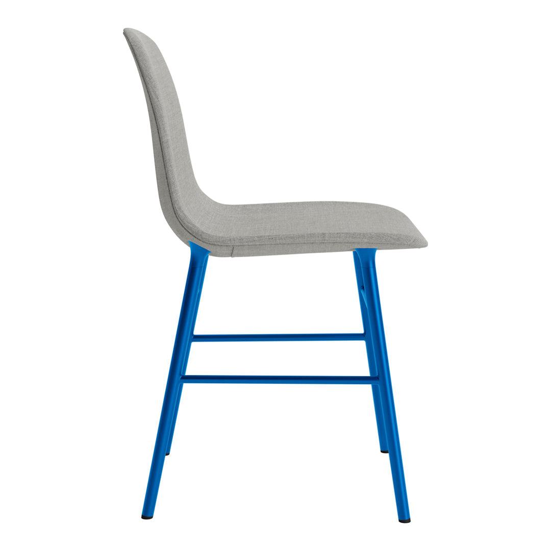 Modern Form Chair with Sturdy Metal Legs & Comfortable Upholstery - Perfect for Home Office, Living Room, or Dining Room Decor