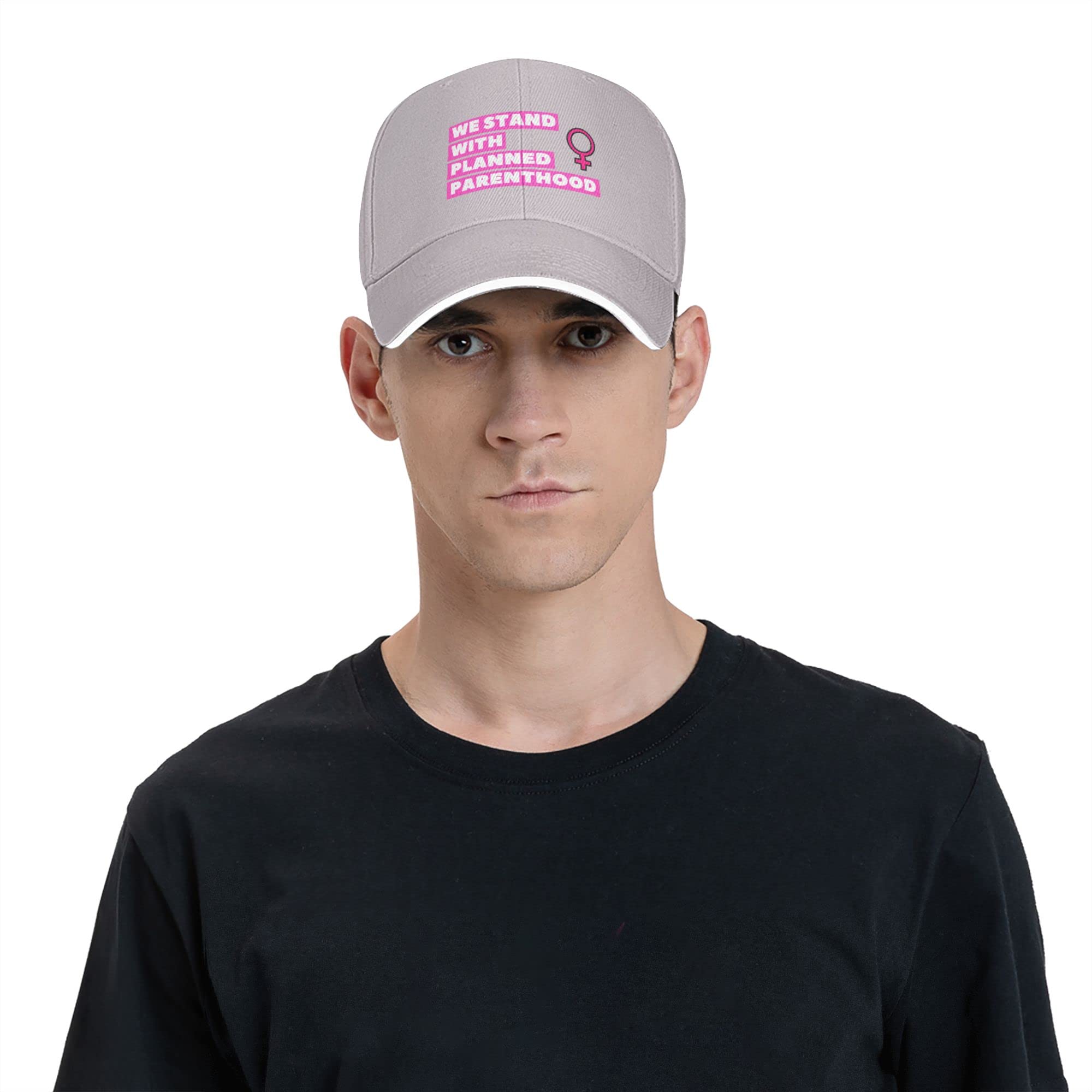 I Stand With Planned Parenthood Unisex Baseball Cap - Pro-Choice Trucker Hat in Gray | Rally, Protest & Everyday Wear Accessory