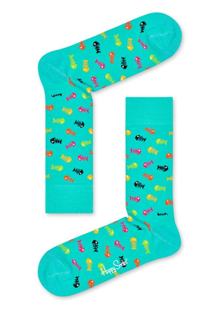 Happy Socks 2-Pack Cat Socks - Colorful Cotton Socks for Men & Women - Perfect for Gifts & Casual Wear