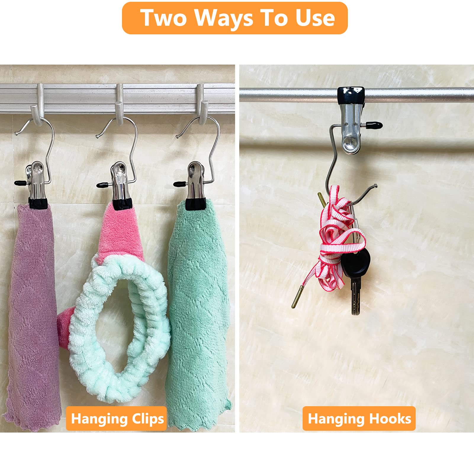 12 Pack Boot Hangers for Closet - Heavy Duty Hanging Hooks for Laundry, Towels & Clothes | Space Saving Shoe Organizer for Boots, Pants, Hats, Socks & Gloves | Perfect for Home, Dorm & Travel Storage Solutions